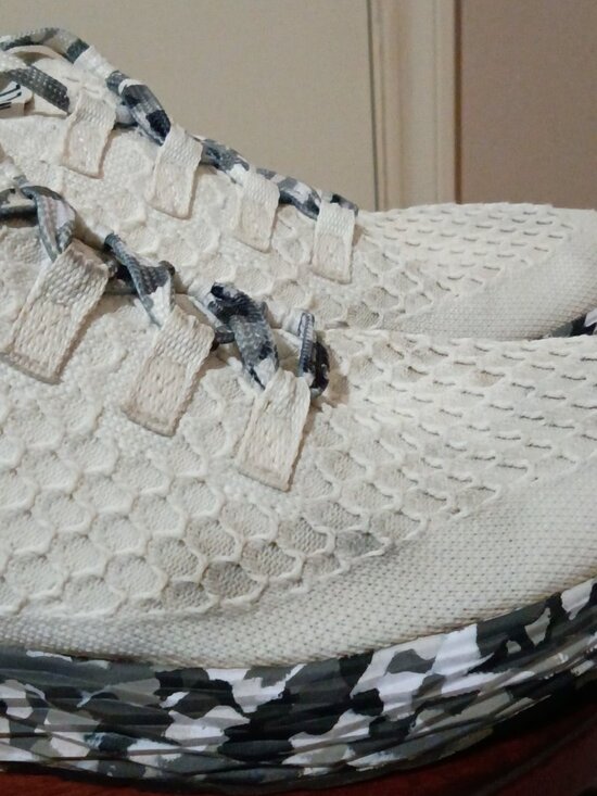 NOBULL Aspire Granite White Runner Shoes Workout Training Men’s Sz 7.5 Camo Sole main image 15